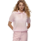 Women Short Sleeve Sweater Large Lapel Neck Knitte 6