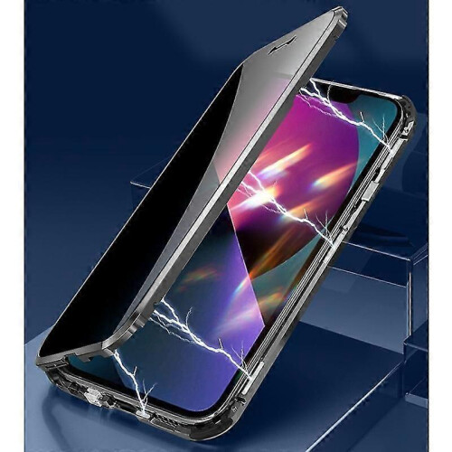 (Gold) Magnetic Tempered Glass Case For Iphone 13 Pro For Iphone 13 Pro 2