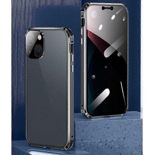 (Gold) Magnetic Tempered Glass Case For Iphone 13 Pro For Iphone 13 Pro 1