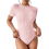 Bodysuits for Womens Crew Neck Short Sleeve Body S 2