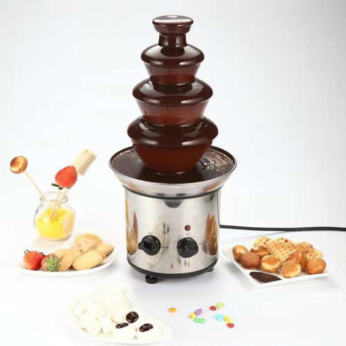 Chocolate Waterfall Machine Four-Stage 430 Stainless Steel Temperature ...