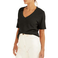 Women'S T Shirts V Neck Short Sleeve Summer Casual