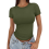 Short Sleeve Y2k Tee Green L 2