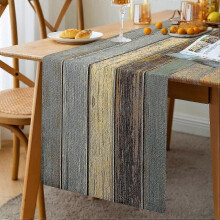 Table Runner Linen Stain-resistant, Water-repellent33 X 183 Cm