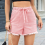Jean Shorts Denim Elastic Waist Drawstring Shorty 5