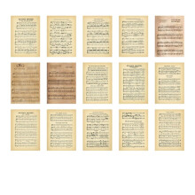 Scrapbook Paper 30 Pieces Vintage Texture Paper For DIY Crafts, Scrapbooking - Handmade Collage (D, K)