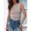 Sexy Sleeveless Vest Gray XL 5
