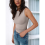 Sexy Sleeveless Vest Gray XL 6
