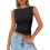 Sexy Sleeveless Vest Black XL 1