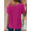 Womens Summer Casual Off One Shoulder Waffle Knit 5