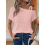 Womens Summer Casual Off One Shoulder Waffle Knit 4