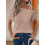 Womens Summer Casual Off One Shoulder Waffle Knit 3