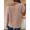 Womens Summer Casual Off One Shoulder Waffle Knit 5