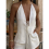 Women'S Summer Solid Loose Fit Sexy- Backless Halt 8