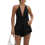 Women'S Summer Solid Loose Fit Sexy- Backless Halt 4