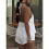 Women'S Summer Solid Loose Fit Sexy- Backless Halt 7