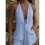 Women'S Summer Solid Loose Fit Sexy- Backless Halt 11