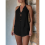 Women'S Summer Solid Loose Fit Sexy- Backless Halt 11