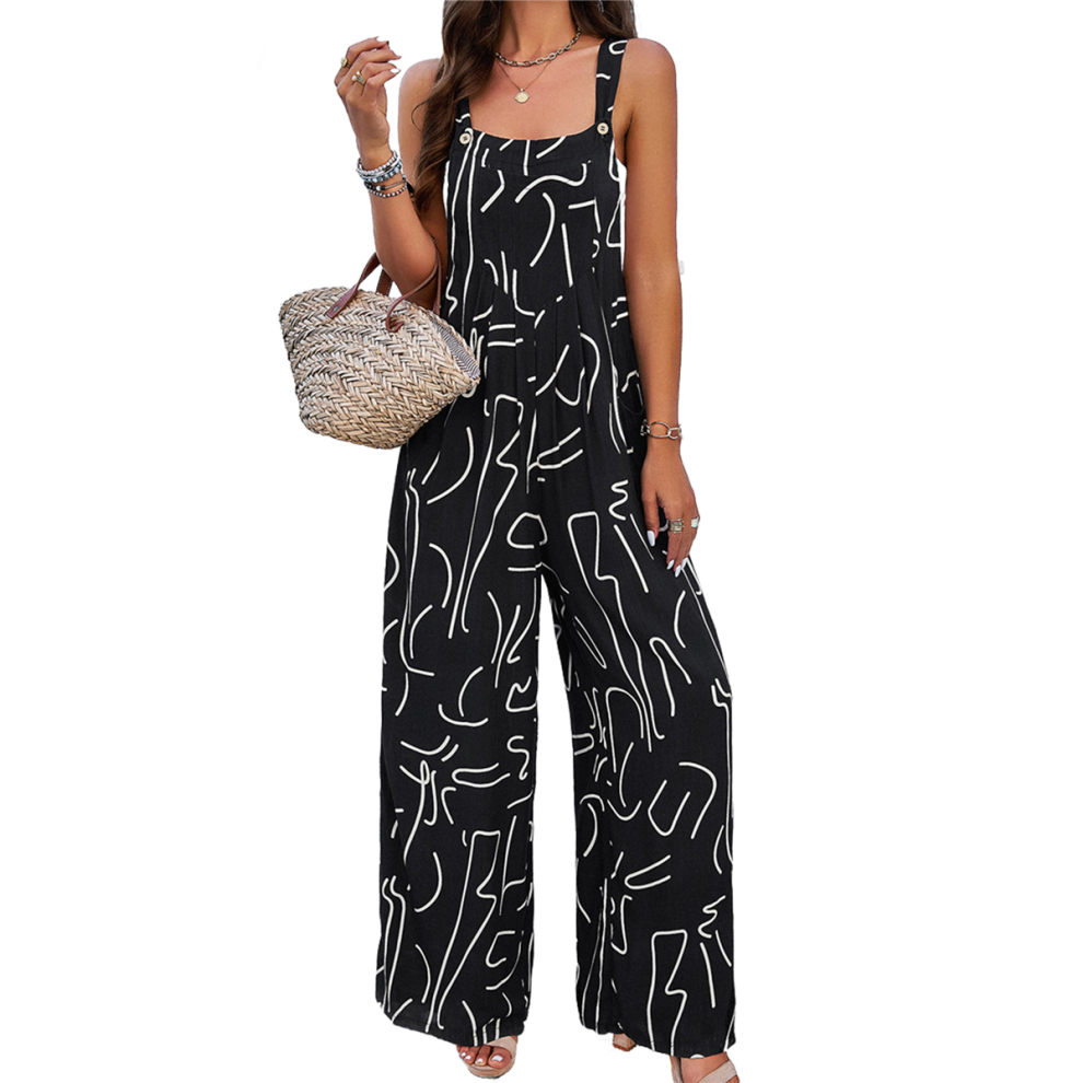 Women'S Summer Boho Casual Jumpsuits Wide Leg Over-image-OPC-PJFJN76-NEW