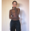 Women Long Sleeves Mesh See Through Jumpsuit Bodys 8