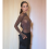 Women Long Sleeves Mesh See Through Jumpsuit Bodys 5