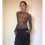 Women Long Sleeves Mesh See Through Jumpsuit Bodys 6