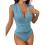 Women'S See Through Lace Bodysuits Sleeveless Deep 3