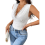 Women'S See Through Lace Bodysuits Sleeveless Deep 4