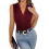 Women'S See Through Lace Bodysuits Sleeveless Deep 2