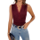Women'S See Through Lace Bodysuits Sleeveless Deep 3