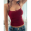 Women'S Summer Lace Trim Tops Spaghetti Strap Low 7