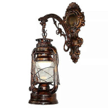 Vintage Led Wall Lamp Barn Lantern Retro Coal Oil Wall Light European Antique Style