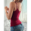 Women'S Summer Lace Trim Tops Spaghetti Strap Low 5