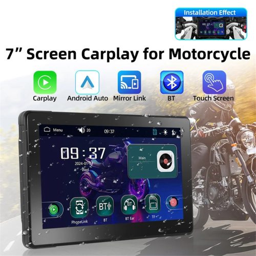 7 Inch Portable Motorcycle GPS Navigation Waterpro 1