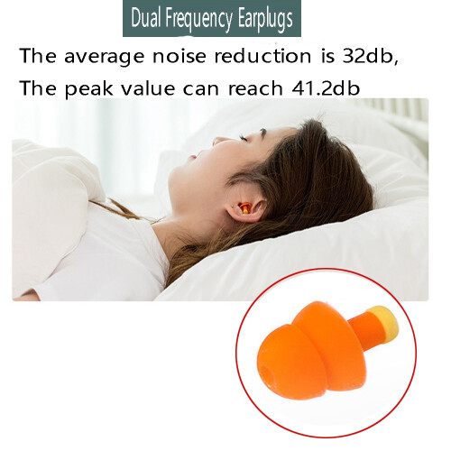 Soft Silicone Soundproof Earplugs for Sleep Noise 2