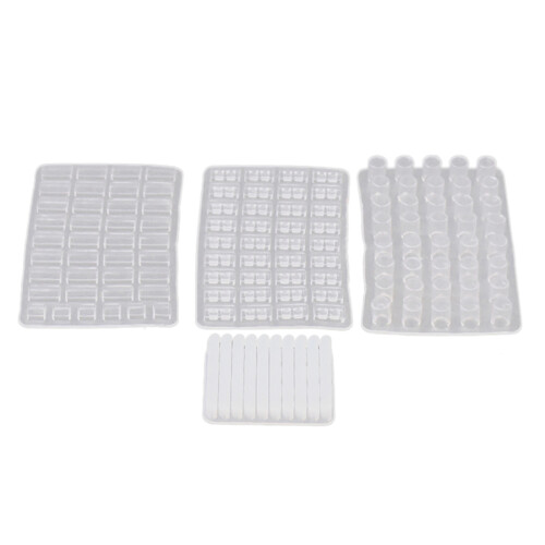 1/16 Scale Miniature Model Bricks Mould,4 Pack Sim