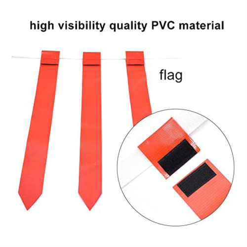 Flag Football Set-14Pcs Belts With 42 Flags(21 Red 2