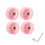 4-Piece 32 x 58mm 82A Roller Skate Wheels with Bea 2