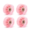 4-Piece 32 x 58mm 82A Roller Skate Wheels with Bea 3
