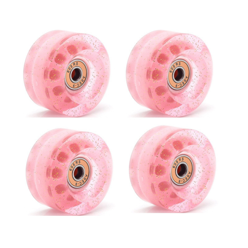 4-Piece 32 x 58mm 82A Roller Skate Wheels with Bea 2