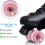 4-Piece 32 x 58mm 82A Roller Skate Wheels with Bea 5