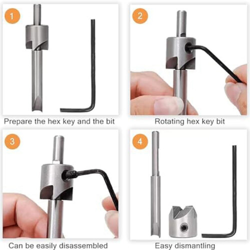 7Pcs Pen Barrel Trimmer Kit Trimming System Mill S 2
