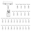 30PCS Clear Sign Clips for Display, Holder Retail, 2