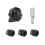37 Degree Compound Bow Peep Housing Aperture Kit C 4