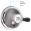 Loud Hand Bell, 2 Pack Silver Steel Bells Dinner f 7