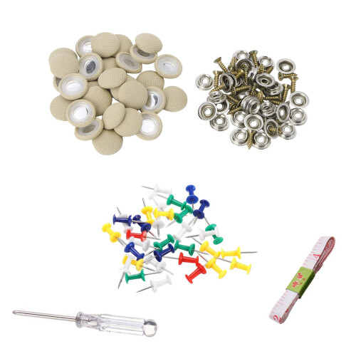 60Pcs Diy Roof Lining Repair Kit Fix Sagging Headl