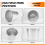 Disposable Grease Bucket Liners Fit for Wood Fired 8