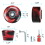8 Pack LED Wheel Roller Skate Wheels with Bearings 6