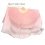 Pink Half Circle Double Fan Veils Silk Women Folk 6