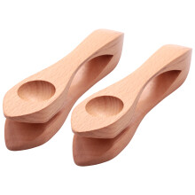2Pcs Wooden Musical Spoons Folk Percussion Instrum
